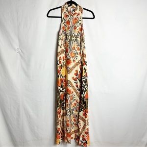 FARM RIO Halter Maxi Dress NWT in Size XXS